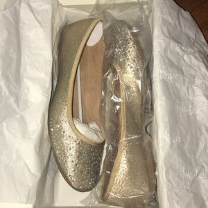 Style & Co Gold Sparkly Flats